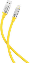 XO Nb251 USB-A to Lightning Cable Yellow 1m (16.005.0263)