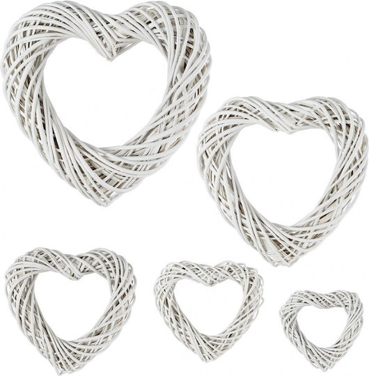 Palma Emporio Wood Decorative Element for Wedding Favors White 1pcs