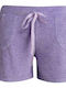 Femei Prosop Pantaloni scurți Violet