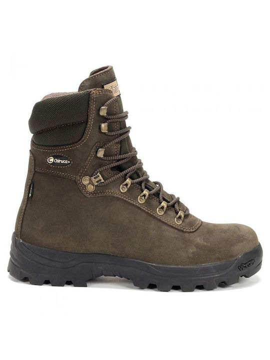 Chiruca Men's Hiking Boots Waterproof with Gore-Tex Membrane Green