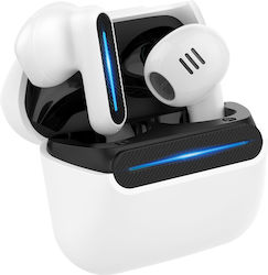 Yenkee YHP 06BT WE Evepods Earbud Bluetooth Handsfree Earphones with Charging Case Whitά