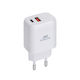 Rivacase with USB-A Port and USB-C Port 20W Power Delivery Whites (Ps4192)