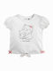 Kids Top Short-sleeved White