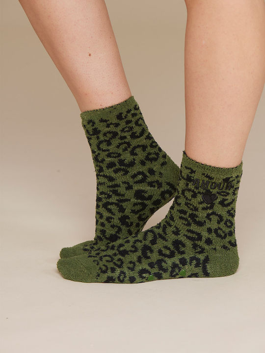Noidinotte Damen Socken Grün 1Pack