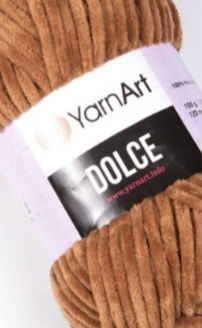 YarnArt Dolce Chunky Μικροπολυεστέρας Καφέ 120m 100gr