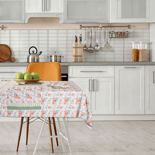 Das Home 0720 Λευκό, Πράσινο, Σομόν 140x220εκ.