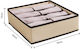 Tpster Drawer Organizer in Beige Color 30x30x10cm