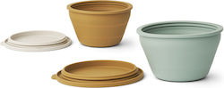 Liewood Kids' Silicone Lunch Set Brown
