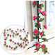 X Girlande für Party Blumen in Rosa Farbe 250cm