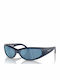 Arnette Unisex Γυαλιά Ηλίου με Μπλε Κοκκάλινο Σκελετό και Μπλε Polarized Καθρέφτη Φακό