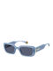 Polaroid Unisex Ochelari De Soare Cu Ramă Din Plastic Albastră Și Lentile Polarized Albăstrești PLD6208/S/X MVU/C3