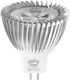 GloboStar Smart LED Bulb 3W for Socket GU5.3 and Shape MR16 Warm White 260lm Dimmable