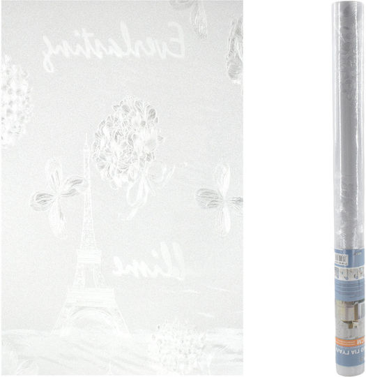 Tpster Aufkleber Anzeige Sandstrahlen 45cm x 2m Transparent 33237 1Stück