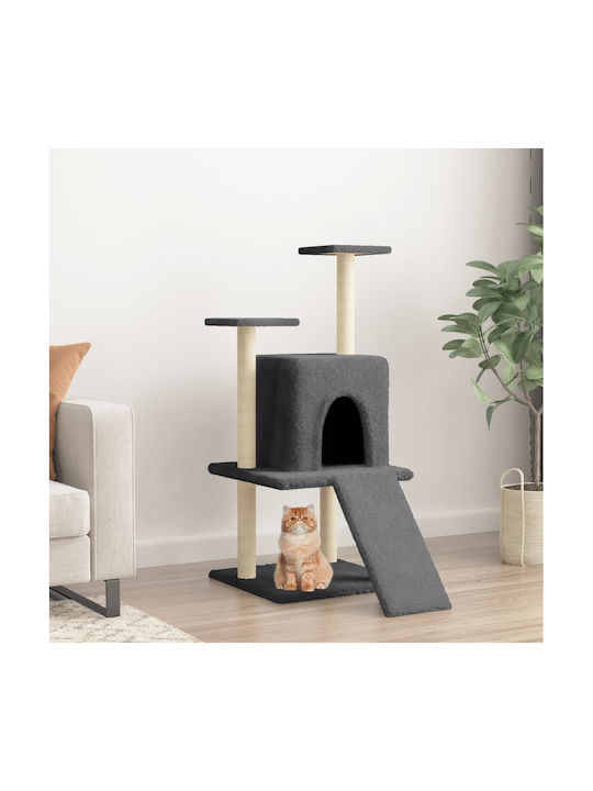 vidaXL Cat Scratching Post Cat Trees Gray 78.5x60x110cm.