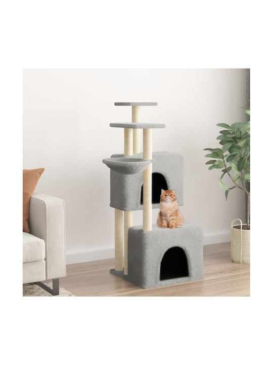 vidaXL Scratching Post Cat Trees Gray 5 levels ...