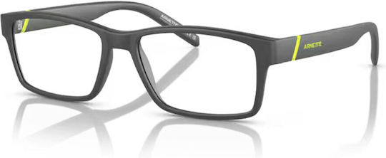 Arnette Leonardo Plastic Eyeglass Frame Gray AN7179 2870