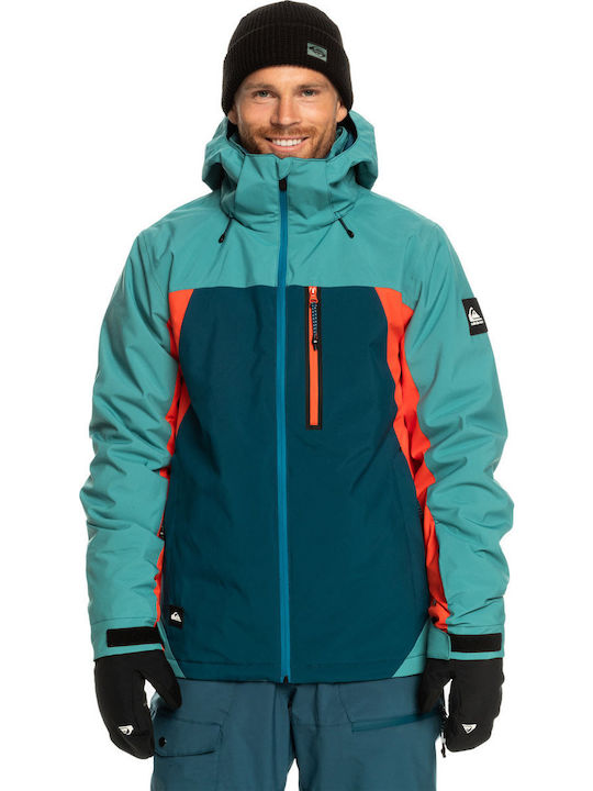 Quiksilver Mission Plus EQYTJ03414-BSM0 Ανδρικό Μπουφάν για Σκι & Snowboard Μπλε