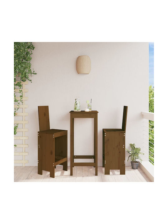 Hölzernes Gartenhocker für Bar im Außenbereich ...