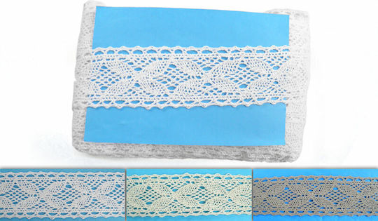Paperpack Net Δαντέλα Κορδέλα Λευκή 18.2m