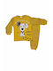 Supermini Set Top & Bottom Kids Cotton Pyjamas Yellow