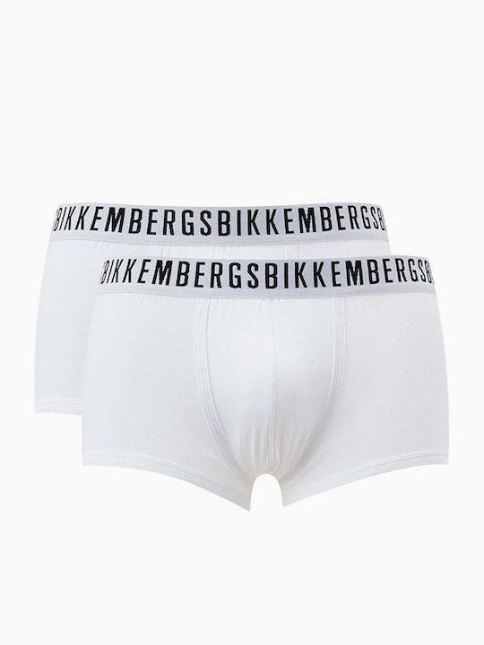 Bikkembergs Men's Boxers White 2Pack