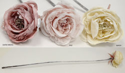 Paperpack Net Διακοσμητικό Λουλούδι για DIY Κατασκευές Εκρού 10x70εκ.