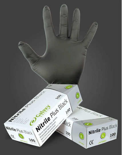Galaxy Safety Solutions Mănuși de Lucru de unica folosinta Albastru Nitril 100buc
