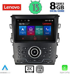 Lenovo Car Audio System for Ford Mondeo 2014> with Clima (Bluetooth/USB/AUX/WiFi/GPS/Apple-Carplay/Android-Auto) with Touch Screen 9"