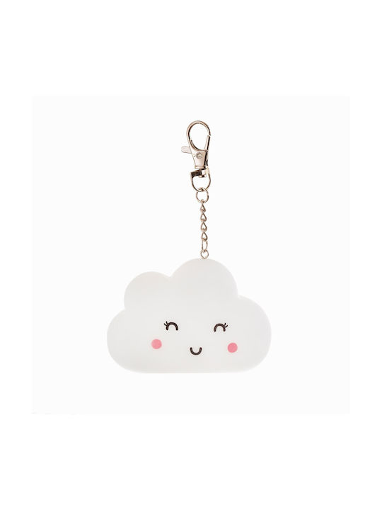 Sass & Belle Keychain with LED Ecru