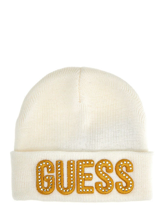 Guess Kids Beanie Knitted Ecru