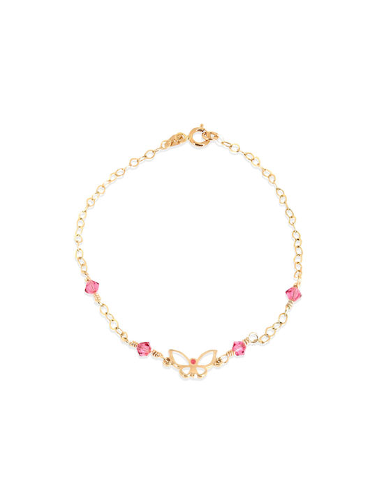 Vitopoulos Kids Gold Bracelet 9K for Girl