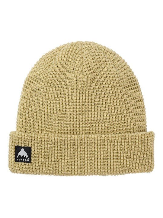 Beanie Unisex Σκούφος Πλεκτός σε Καφέ χρώμα