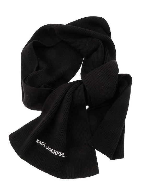 Karl Lagerfeld Men's Scarf Black