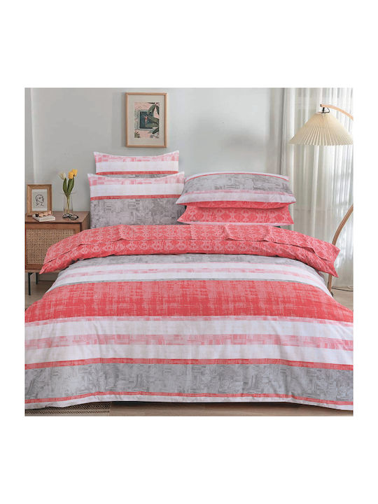 Casa Colori Duvet Cover Cotton Double 200x240 C...