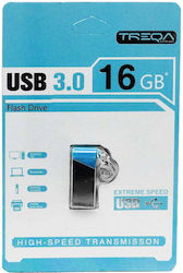 Treqa 16GB USB 3.0 Stick Black