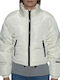 BodyTalk Women's Short Puffer Jacket for Winter White