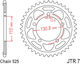 JT Sprockets Заден зъбен колело за Honda XR