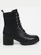 Piazza Shoes Women's Combat Boots Black