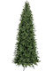 Christmas Slim Green Tree with Trunk Base and Built in Branches H210cm