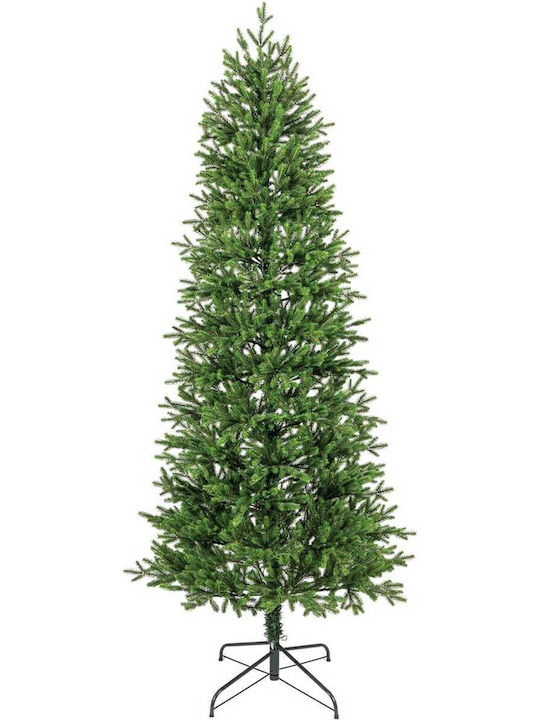 Christmas Slim Green Tree with Trunk Base and Built in Branches H120cm