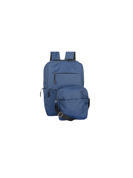 Vamore Fabric Backpack Waterproof Blue