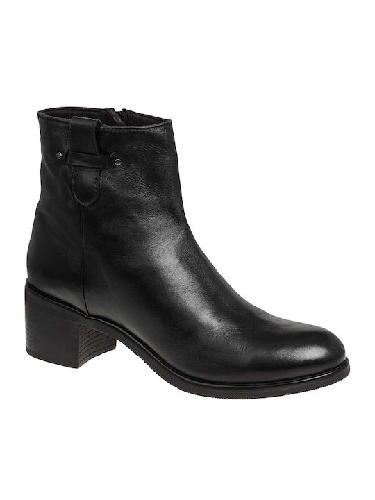 Adam's Shoes Leather Women's Ankle Boots with M...