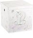 Novaker Caseta De Botez Unicorn Din Lemn