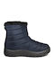 Stiefeletten Damen mit Pelz Marineblau