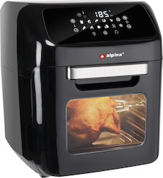 Alpina Appliances Πολυμάγειρας 1800W με Χωρητικότητα 12lt Μαύρος