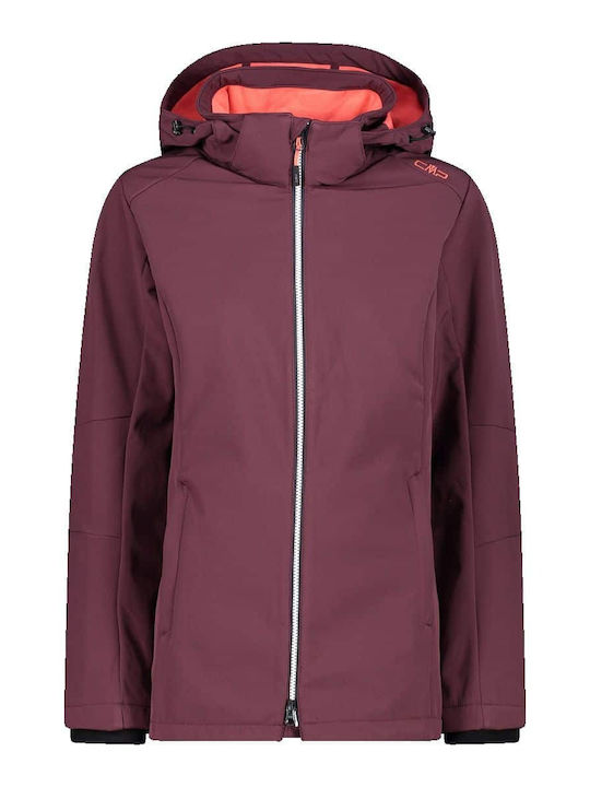 Softshell Γυναικείο Μπουφάν Μπορντό