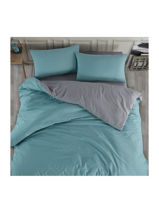 Homeline Duvet Cover Set Cotton Single with Pil...