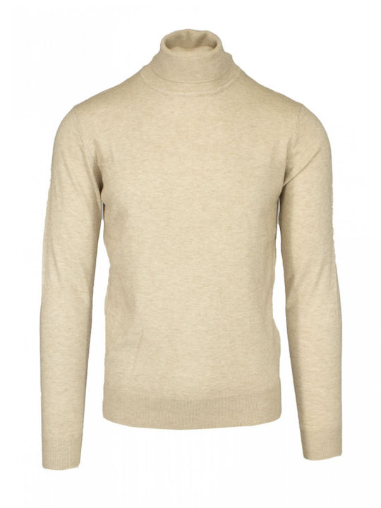 Explorer Men's Long Sleeve Sweater Turtleneck Petrol