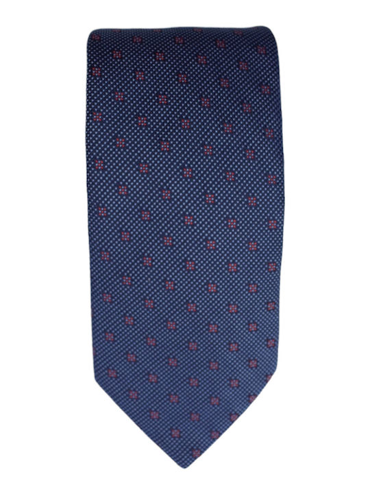 Venturi Herren Krawatte Monochrom in Blau Farbe