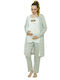 PijaMood Robe Schwangerschaft & Stillen in Hellblau Farbe